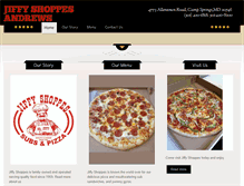 Tablet Screenshot of jiffyshoppes.com